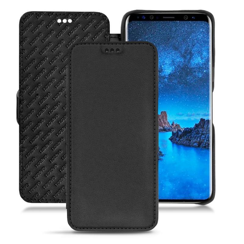 Housse cuir Samsung Galaxy S9 - Noir PU
