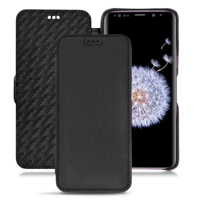 Capa em pele Samsung Galaxy S9+ - Noir PU