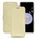Samsung Galaxy S9+ leather case - Beige PU