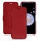 Samsung Galaxy S9+ leather case - Rouge PU