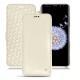 Samsung Galaxy S9+ leather case - Blanc (  Nappa - White ) 