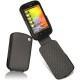 Lederschutzhülle HTC Explorer  - Noir ( Nappa - Black ) 