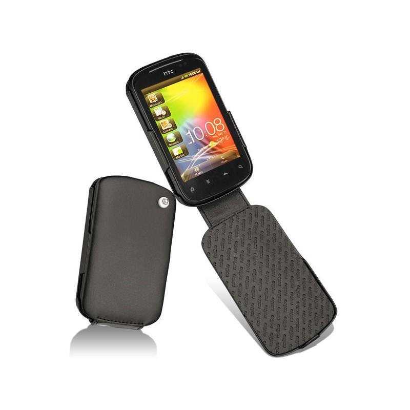 Lederschutzhülle HTC Explorer  - Noir ( Nappa - Black ) 
