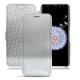 Housse cuir Samsung Galaxy S9+ - Platinium ( Pantone 877C ) 