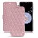 Samsung Galaxy S9+ leather case - Rose - Couture ( Nappa - Pantone 2365C ) 