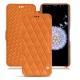 Samsung Galaxy S9+ leather case - Orange - Couture ( Nappa - Pantone 1495U ) 