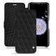 硬质真皮保护套 Samsung Galaxy S9+ - Ebène - Couture ( Sleek P C12 - Black ) 