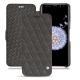 Samsung Galaxy S9+ leather case - Anthracite - Couture ( Pantone 424C ) 