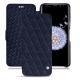 Housse cuir Samsung Galaxy S9+ - Cobalt - Couture ( Pantone 2766C ) 