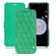 Housse cuir Samsung Galaxy S9+ - Menthe vintage - Couture