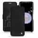 Samsung Galaxy S9+ leather case - Negre poudro