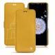 Samsung Galaxy S9+ leather case - Jaune soulèu