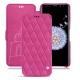 Samsung Galaxy S9+ leather case - Rose BB - Couture