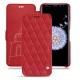 Lederschutzhülle Samsung Galaxy S9+ - Rouge troupelenc - Couture