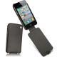 Housse cuir Apple iPhone 4 - Noir ( Nappa - Black ) 