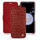 Capa em pele Samsung Galaxy S9+ - Autruche ciliegia