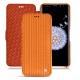 硬质真皮保护套 Samsung Galaxy S9+ - Abaca arancio