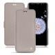 Custodia in pelle Samsung Galaxy S9+ - Taupe innocent