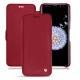 Capa em pele Samsung Galaxy S9+ - Rouge passion