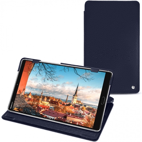 Capa em pele Huawei MediaPad M5 8Cobalt ( Pantone #2b253f ) 
