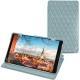 Housse cuir Huawei MediaPad M5 8 - Bleu ciel - Couture ( Nappa - Pantone 277C ) 
