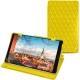 Housse cuir Huawei MediaPad M5 8 - Jaune fluo - Couture
