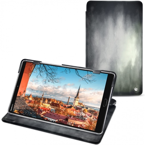 Custodia in pelle Huawei MediaPad M5 8Gris Patine