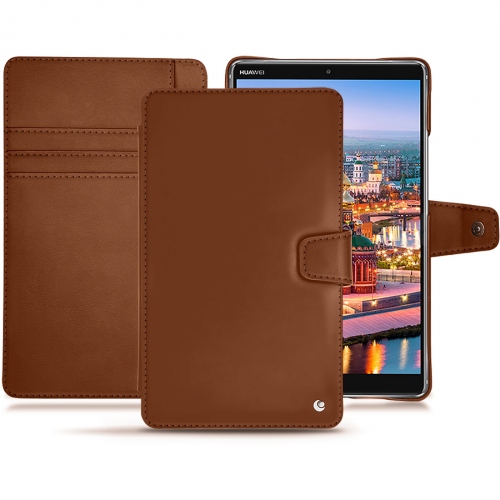 Funda de piel Huawei MediaPad M5 8Marron ( Nappa - Pantone #8B4720 ) 