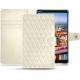 Lederschutzhülle Huawei MediaPad M5 8 - Blanc - Couture ( Bologna - White ) 