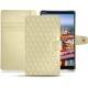 Custodia in pelle Huawei MediaPad M5 8 - Beige - Couture ( Nappa - Pantone 7502C ) 