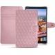 Housse cuir Huawei MediaPad M5 8 - Rose - Couture ( Nappa - Pantone 2365C ) 