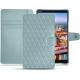 Capa em pele Huawei MediaPad M5 8 - Bleu ciel - Couture ( Nappa - Pantone 277C ) 