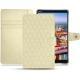 Housse cuir Huawei MediaPad M5 8 - Ivoire - Couture ( Sleek P C12 - White ) 