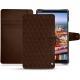 Lederschutzhülle Huawei MediaPad M5 8 - Châtaigne - Couture ( Pantone 476C ) 