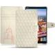 Housse cuir Huawei MediaPad M5 8 - Blanc escumo - Couture