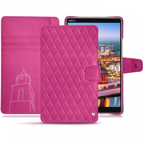 Custodia in pelle Huawei MediaPad M5 8Rose BB - Couture ( Pantone #DB599F )