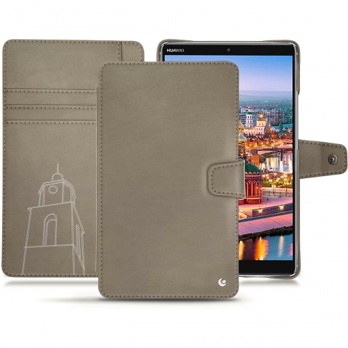 Funda de piel Huawei MediaPad M5 8Darboun sabla ( Pantone #BCB1A1 )