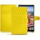 Housse cuir Huawei MediaPad M5 8 - Jaune fluo - Couture
