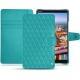 Housse cuir Huawei MediaPad M5 8 - Bleu fluo - Couture