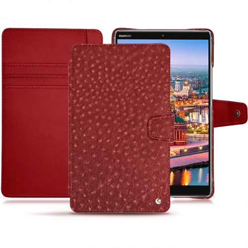 レザーケース Huawei MediaPad M5 8Autruche ciliegia ( Pantone #a4343a ) 