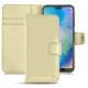 Housse cuir Huawei P20 Lite - Beige ( Nappa - Pantone 7502C ) 