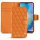 硬质真皮保护套 Huawei P20 Lite - Orange - Couture ( Nappa - Pantone 1495U ) 