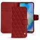 Capa em pele Huawei P20 Lite - Tomate - Couture ( Pantone 187C ) 