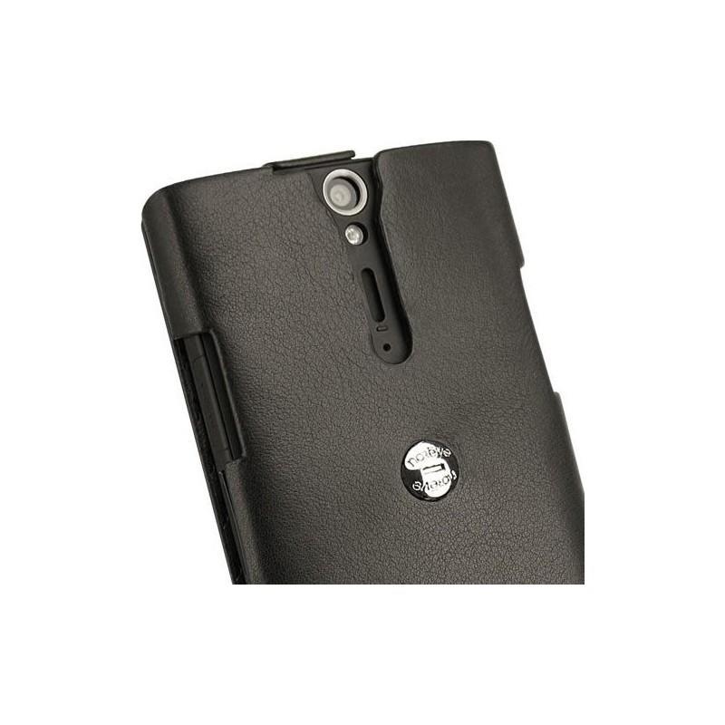 Housse cuir Sony Xperia S 