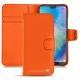 Lederschutzhülle Huawei P20 Lite - Orange fluo