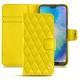 Lederschutzhülle Huawei P20 Lite - Jaune fluo - Couture