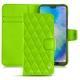 Custodia in pelle Huawei P20 Lite - Vert fluo - Couture