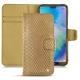 Custodia in pelle Huawei P20 Lite - Serpent sabbia