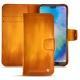 硬质真皮保护套 Huawei P20 Lite - Orange Patine