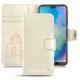 Housse cuir Huawei P20 Lite - Blanc escumo